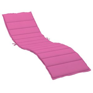 vidaXL Sonnenliegen-Auflage Rosa Oxford-Gewebe