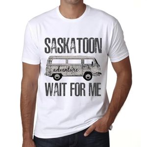 Herren Grafik T-Shirt Abenteuer warten auf mich in Saskatoon – Adventure Wait For Me In Saskatoon – Öko-Verantwortlich Vintage Jahrgang Kurzarm