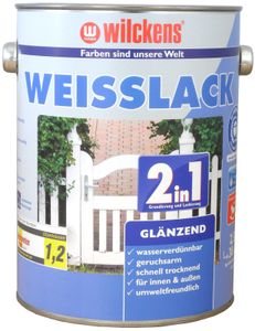 Wilckens Weisslack 2in1 glänzend, 2,5 l