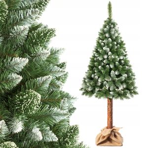 KADAX umelý vianočný stromček na kmeni 160 cm, borovicová jedľa O cca 70 cm so zasneženým