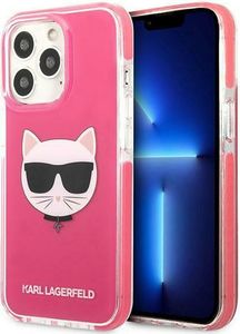 Obal / kryt na Apple iPhone 13 Pro růžový - Karl Lagerfeld