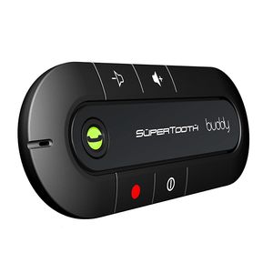 SuperTooth "Buddy" Auto KFZ Bluetooth Freisprecheinrichtung Handy Freisprechanlage schwarz für Sonnenblende