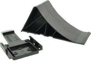 Kopie von Unterlegkeil Bremskeil Schwarz mit Klipp-Halter #1