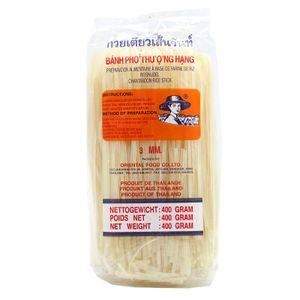 KK Farmer 3mm rýžové nudle 400g Pad Thai nudle Banh Pho