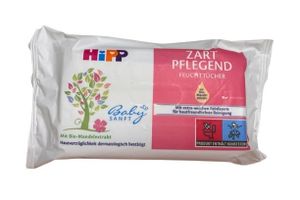HiPP Babysanft Feuchttücher, Zart Pflegend, 4x56 Stück