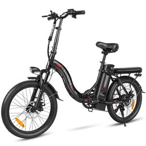 E-Bike E-Bike Skladacie bicykle Mestské e-biky a e-kolobežky Elektrický bicykel , dojazd 40-120 km ebike, 7-rýchlostný Al E-Bike Skladacie bicykle Black