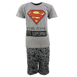 DC Comics Superman Jugend Kinder kurzarm Pyjama – Grau / 158