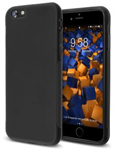 mumbi Hülle kompatibel mit iPhone 7 / SE 2 (2020) / 8 Handy Case Handyhülle double GRIP, schwarz