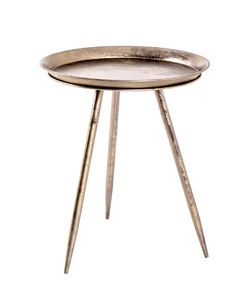 HAKU Möbel Beistelltisch Metall bronze 44,0 x 44,0 x 54,0 cm