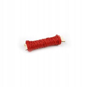 Slamfaden für Leder - Rot - 20m - 0,8 mm - Leder-Nähfäden - Leder Werkzeug
