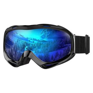 Skibrille-Überbrille Skibrille Snowboardbrille für Herren,Damen&Jugend-100% UV-Schutz,ski- snowboardbrille verspiegelt