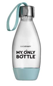 SodaStream športová fľaša na perlivú aj neperlivú vodu so sebou, objem 0,6 l, farba: čierna
