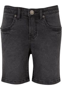 Dětské šortky Urban Classics Boys Relaxed Fit Jeans Shorts black washed - 110/116