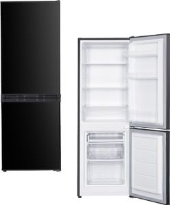 PKM KG230KHEB Kühlgefrierkombination schwarz 173L Kühlschrank LED