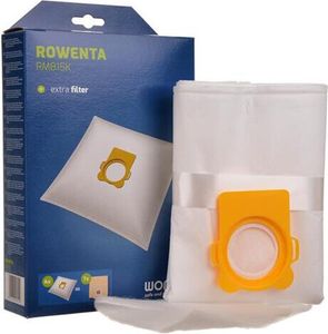 Synthetischer Staubbeutel 4 Stück - für Rowenta Compacteo Ambia Staubsauger