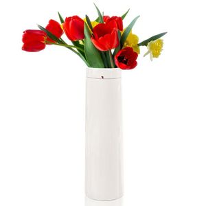 Orion Vase Deko-Vase Blumenvase Blumentopf Blumenschale Keramik-Vase weiß HERZEN