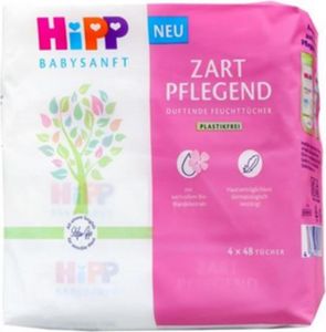 Hipp Babysanft Zart & Pflegend Feuchttücher 4 x 48 Tücher
