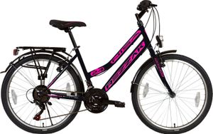 24 Zoll Kinderfahrrad Mädchenfahrrad Fahrrad City Strassenzugelassen schwarz Pink 24 Zoll Kinderfahrrad Mädchenfahrrad Fahrrad City Strassenzugelassen schwarz Pink