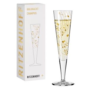 Ritzenhoff Champus Goldnacht Champagnerglas 02 NOTEN Sybille Mayer 2013