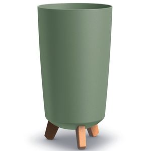 NABBI Kunststoff-Pflanzgefäß auf Beinen DGTL200 19,5 cm - grün