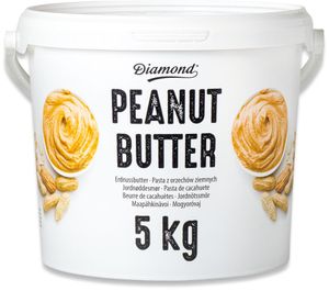 5 kg DIAMOND Erdnussbutter aus Holland im Vorratsbehälter | Erdnusspaste | Peanut Butter Eimer