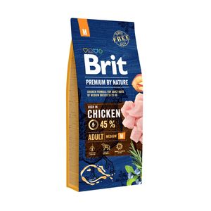 Granule pre psov Brit Premium by Nature Adult M 15 kg