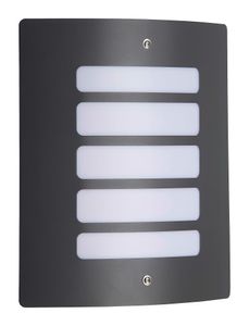 Vonkajšie nástenné svietidlo TODD čierne 1x60W/E27