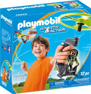 PLAYMOBIL Top Agents Pull String Flyer, 70055