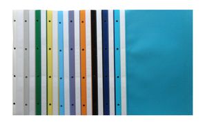 20 Ablage-Schnellhefter / Archiv-Hefter mit Lochung / 10 verschiedene Farben