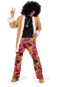 Hippie-Anzug mit langem Mantel, Größe:60