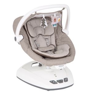 Graco Move with Me® elektrische Babyschaukel mit Vibration & Musik, ab Geburt bis 9 Monate, Little Adventures