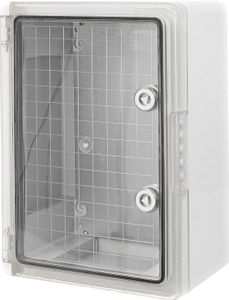 Schaltschrank ABS Kunststoff IP65 Industriegehäuse 250x350x150 mm mit Sichttür