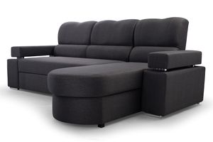 Ecksofa Sofa Couch DL-Klapp-System Schlaffunktion Bettkasten MAGIC + RECHTS BAH 35