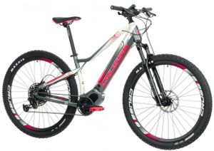 29 Zoll Elektrofahrrad Pedelec E-Bike MTB Modell OLI Fionna 8.7-S CRUSSIS 17,5Ah 630Wh 83Nm 250W Rahmenhöhe 17"(42,3 cm) Hellgrau/Pink