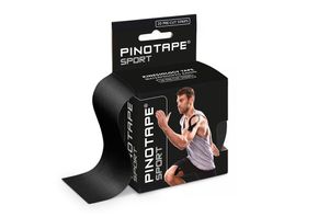 Pinotape Sport Pre Cut vorgeschnitten  schwarz 5 cm x 5 m