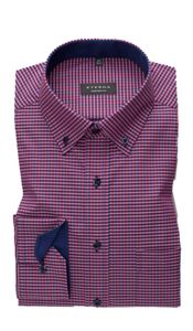 Eterna - Comfort Fit - Herren Langarm Hemd mit Button Down Kragen, (8917 E144), Größe:40, Farbe:Rot (58)