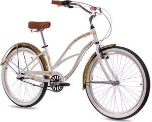 26 Zoll Beachcruiser Damenrad CHRISSON SANDY 3G SHIMANO Nexus weiß gold