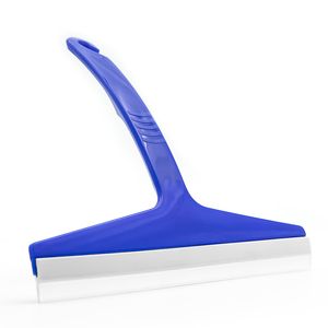 BigDean 3 Stück Duschabzieher Silikon in blau – Abzieher für die Dusche 23,5cm breit - Duschkabinen Abzieher  Germany