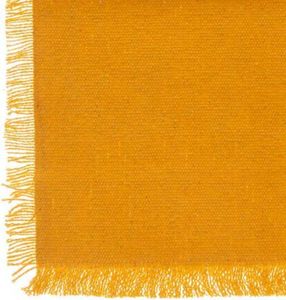 Tischdecke "Maha" Baumwolle - ockergelb - 250x150 cm - Atmosphera créateur d'intérieur