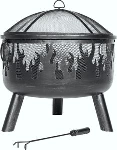 BUSCHBECK Feuerschale Faya inkl. Grillrost und Funkenschutzhaube