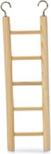 Beeztees Leiter - Vogelspielzeug - 5 Sprossen - Holz - 24 cm
