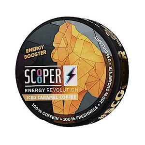 Scooper Energy Revolution Iced Caramel Coffee Kautabak