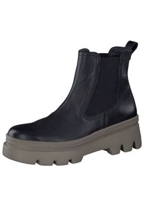 Paul Green Chelsea Boots - Schwarz Glattleder Größe: 37.5 Normal