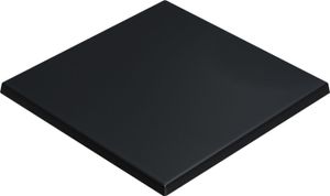 JAMAIKA | Bistro Außen Tischplatte | B:T 60 x 60 cm | Schwarz | Quadratisch | Topalit Tischplatte