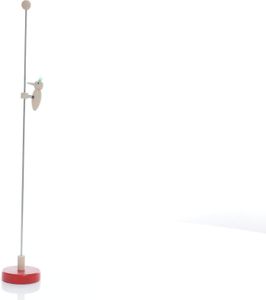 Holzspielzeug Klopfspecht natur mit grüner Feder Höhe=41cm NEU