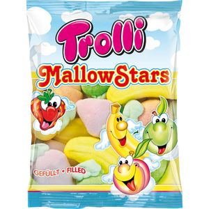 Trolli Mallow Stars extrasofte Schaumzucker Früchte mit Füllung 150g