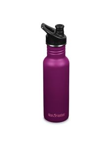Edelstahl-Trinkflasche klean kanteen® Classic Purple Potion, 532 ml, Sport Cap