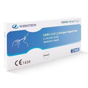 20 Stück Wiz Biotech Covid-19 Schnelltest (1er Pack) Selbsttest Sars-Cov-2 Antigen Rapid Test Kit (kolloidales gold) AT1297/21