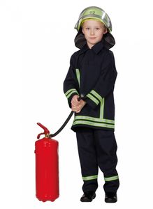 Feuerwehrmann-Anzug, Größe:104