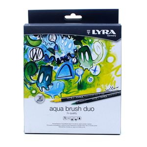 LYRA 36 AQUA BRUSH Duo Fasermaler Pinselmaler wasserlöslich Doppelfasermaler